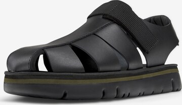 CAMPER Sandalen 'Oruga' in Zwart: voorkant