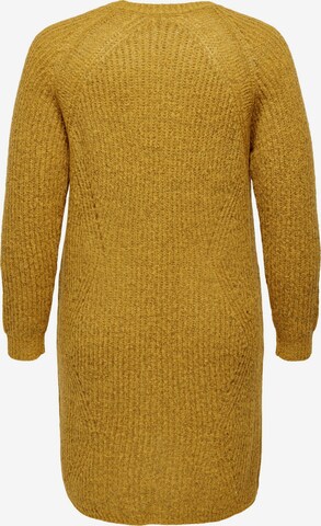 ONLY Carmakoma Knit cardigan 'Carbernie' in Yellow
