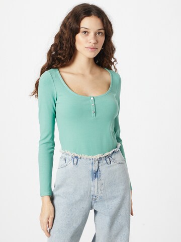 GUESS Shirt 'KARLEE' in Groen: voorkant