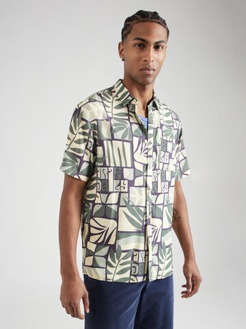 Iriedaily Regular fit Button Up Shirt 'Resort' in Green: front