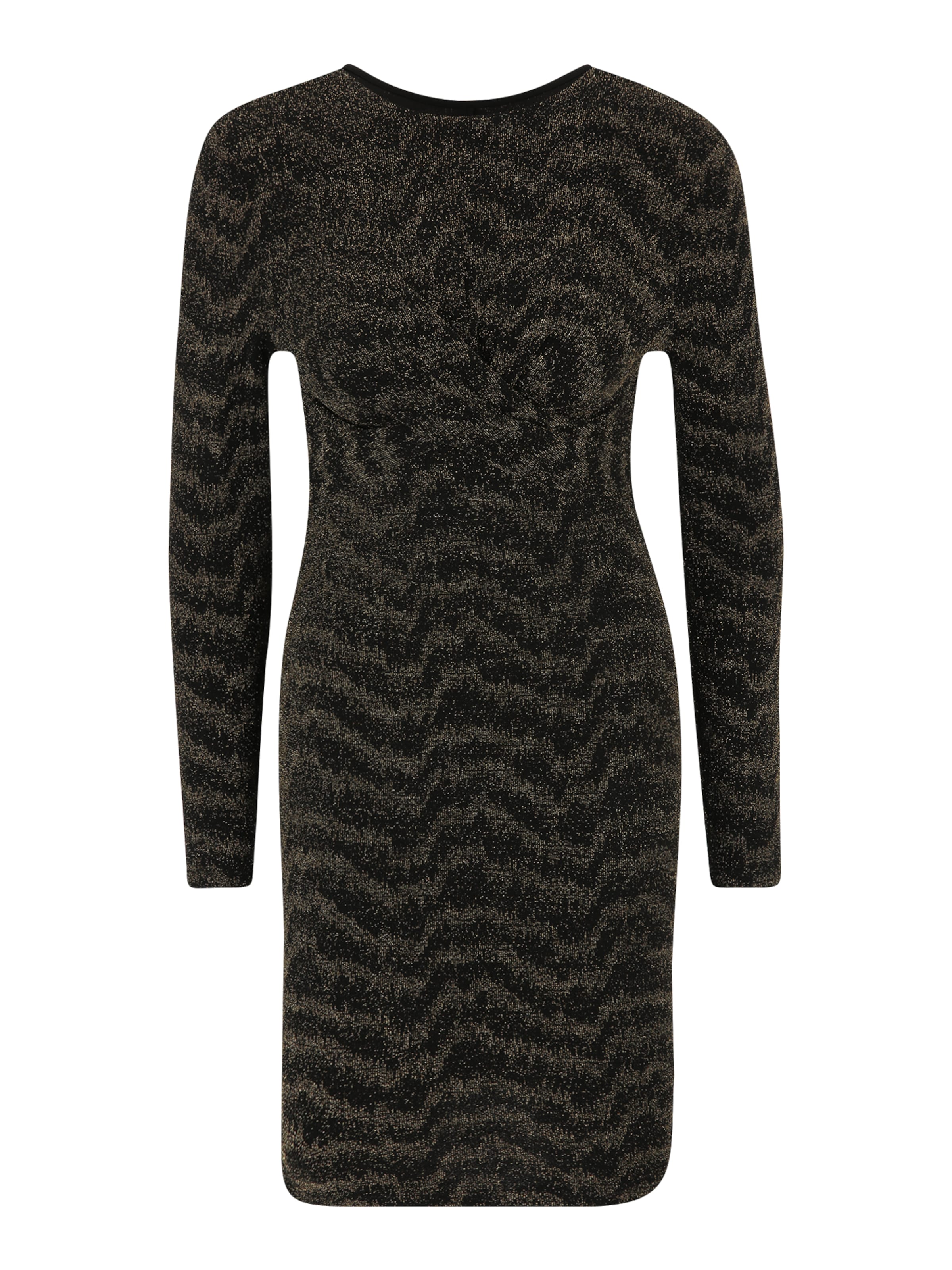 Only Maternity Kjole 'GLOW' i guld: forside