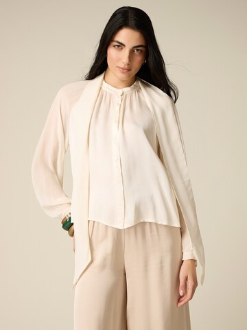 oltre Blouse in White