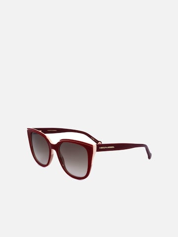 Carolina Herrera Zonnebril 'Carolina Herrera HER 0144/S Burgundy beige 53/18/145 Women Sunglasses' in Gemengde kleuren