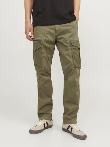 JACK & JONES regular Παντελόνι cargo 'JPSTKane JJCruise' σε πράσινο: μπροστά