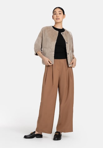 Werner Christ Lammfelljacke 'Gitta' in Beige