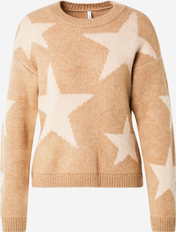 ONLY Sweater 'ONLJESSICA' in Beige: front
