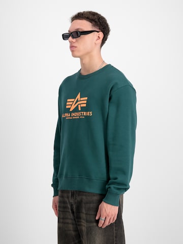 ALPHA INDUSTRIESSweater majica - zelena boja