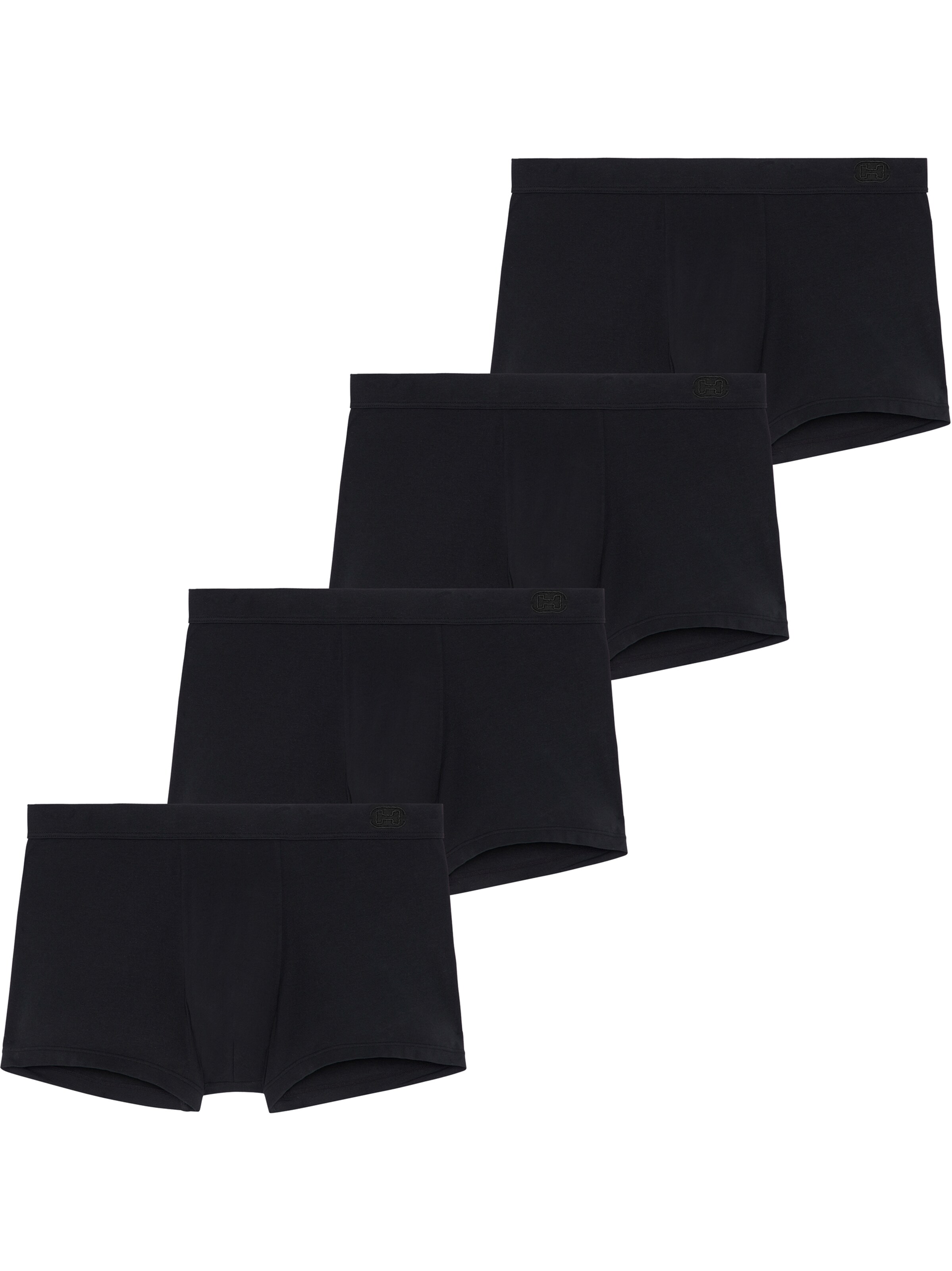 HOM Boxershorts ' Supreme Cotton ' in Zwart: voorkant