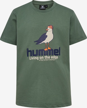 Hummel Shirt in Grün: Vorderseite