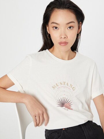 MUSTANG Shirt 'Alina' in White