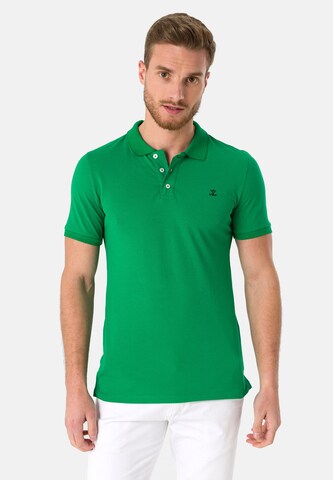 Sir Raymond Tailor Poloshirt 'Wheaton' in Grün: Vorderseite