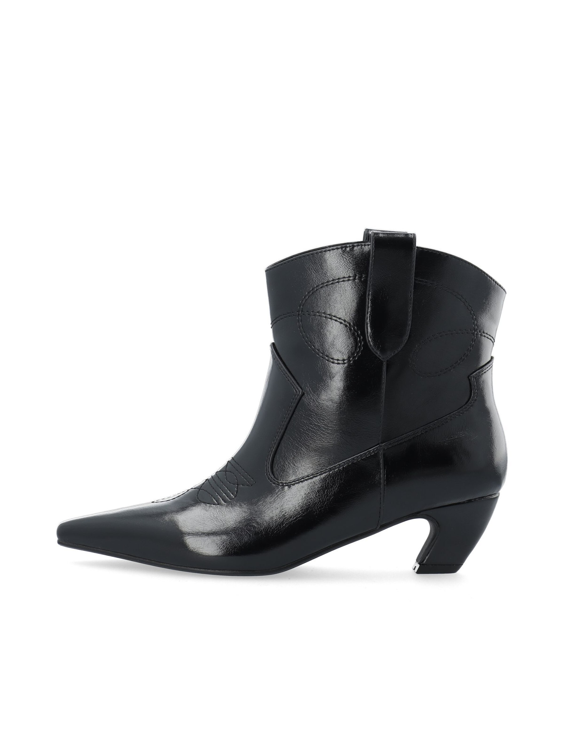 Bianco Comwboystøvler 'BALEY ' i sort: forside