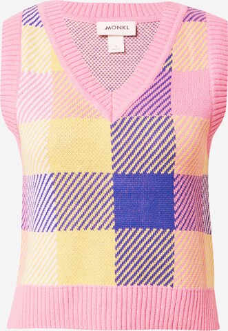 Monki Knitted top in Yellow: front