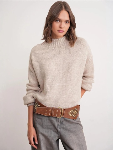 Pullover di MixRay in beige: frontale