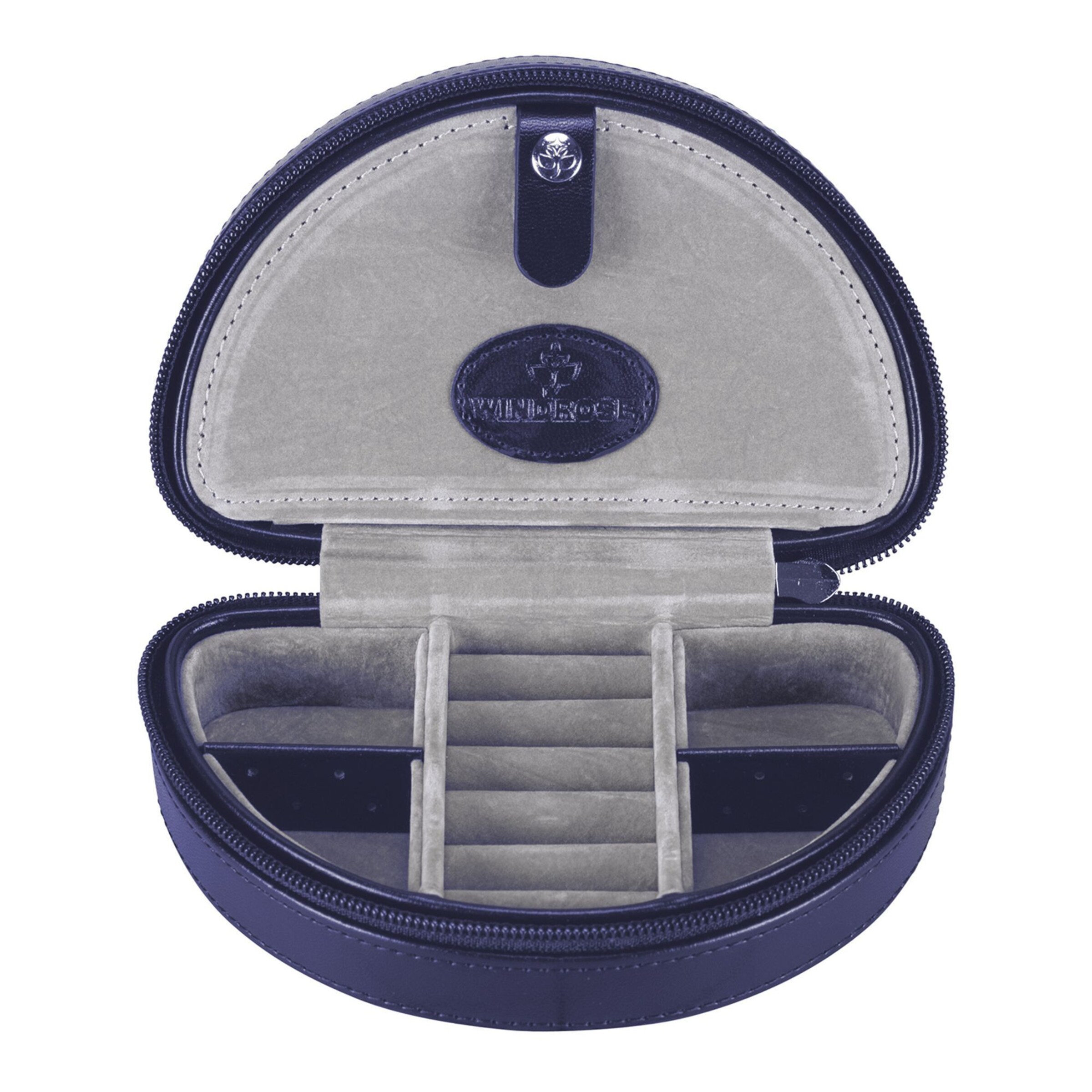 WINDROSE Schmuckkasten 'Merino Moda' in Blau