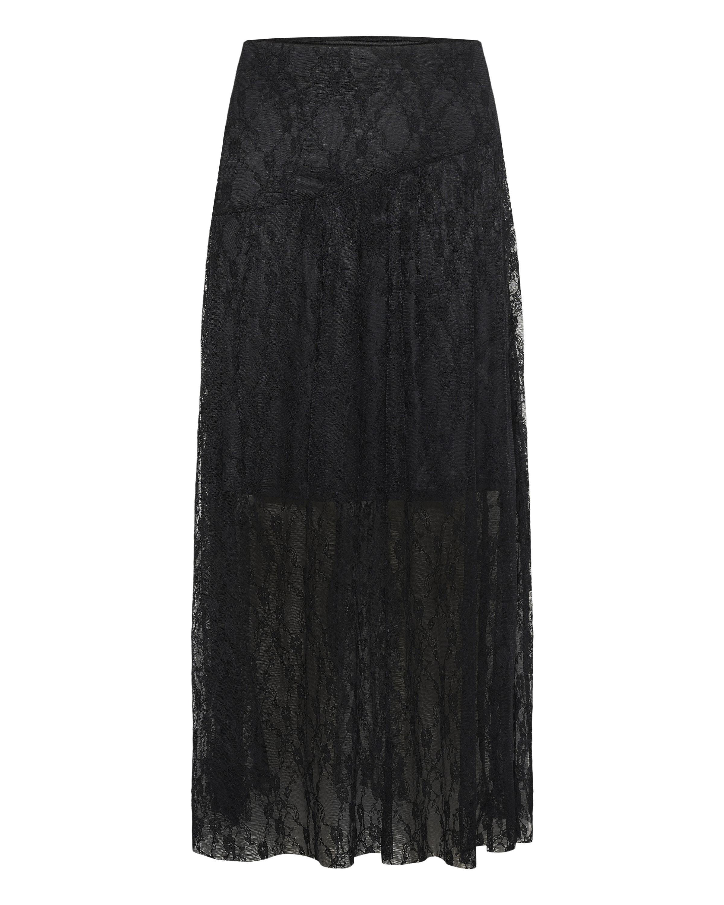 Kaffe - Falda en negro: frente
