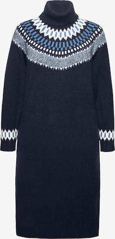 Ulla Popken Knit dress in Blue: front