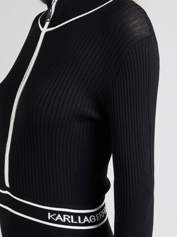 Karl Lagerfeld Kleid in Schwarz