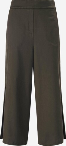 Peter Hahn Wide leg Pants in Green: front