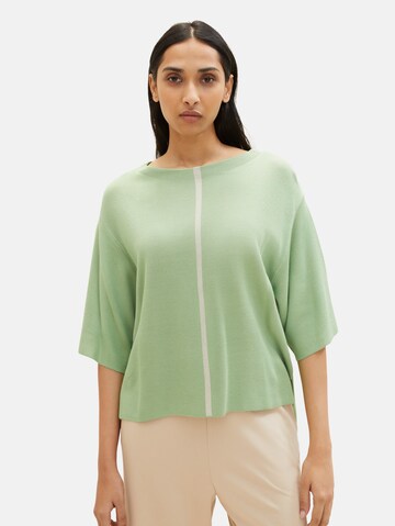 Pullover di TOM TAILOR in verde: frontale