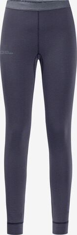 JACK WOLFSKIN Skinny Athletic Pants 'INFINITE' in Blue: front