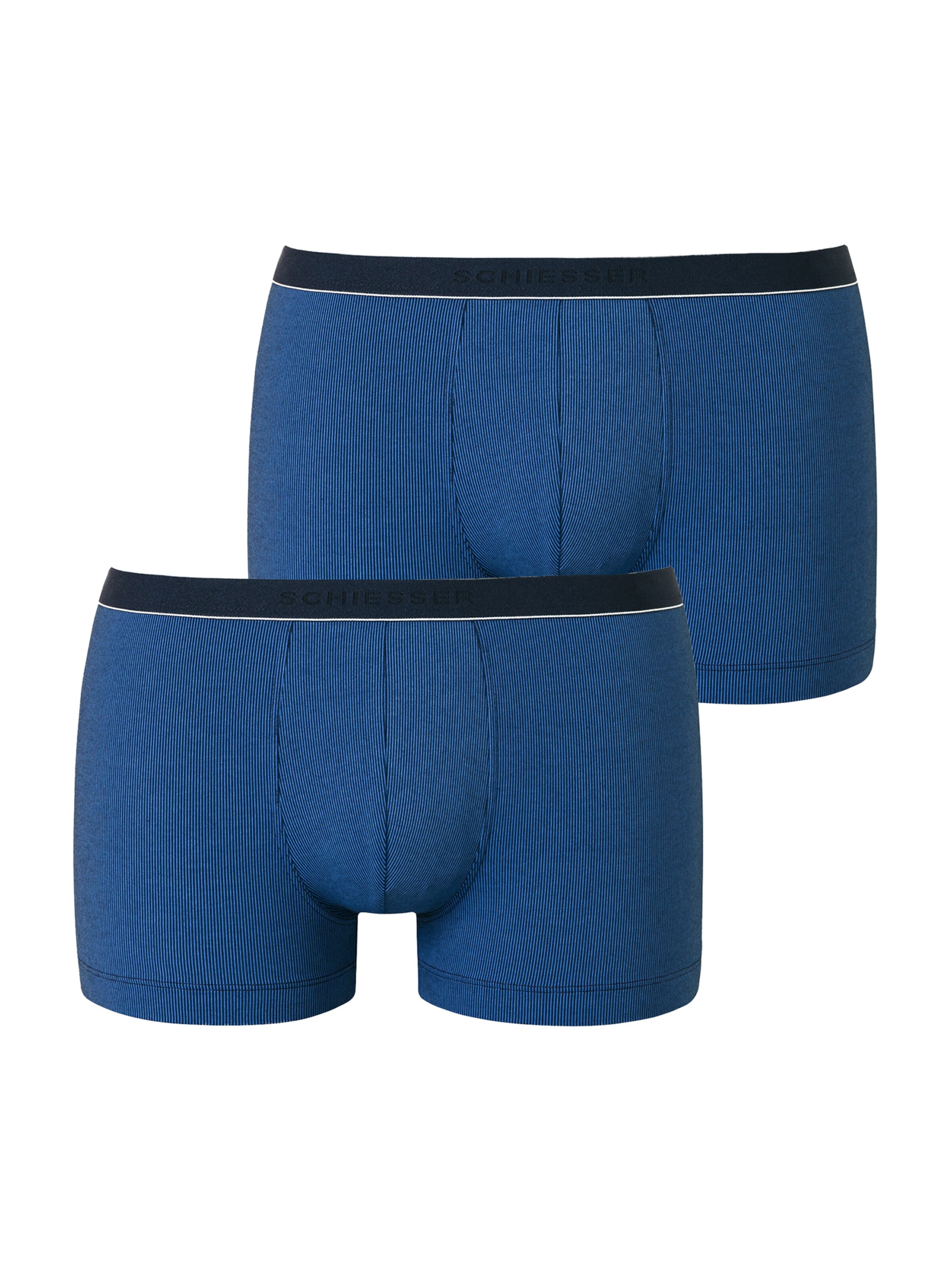 SCHIESSER Boxershorts in Blauw: voorkant