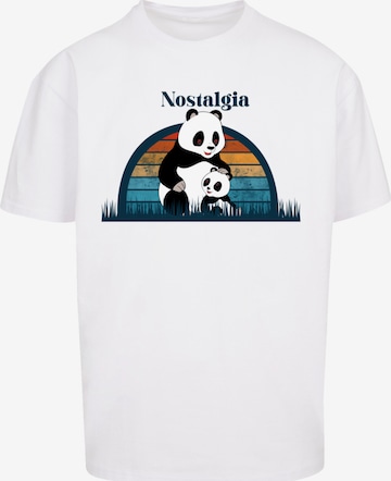 F4NT4STIC Shirt 'Tao Tao Nostalgia Heroes of Childhood' in Wit: voorkant