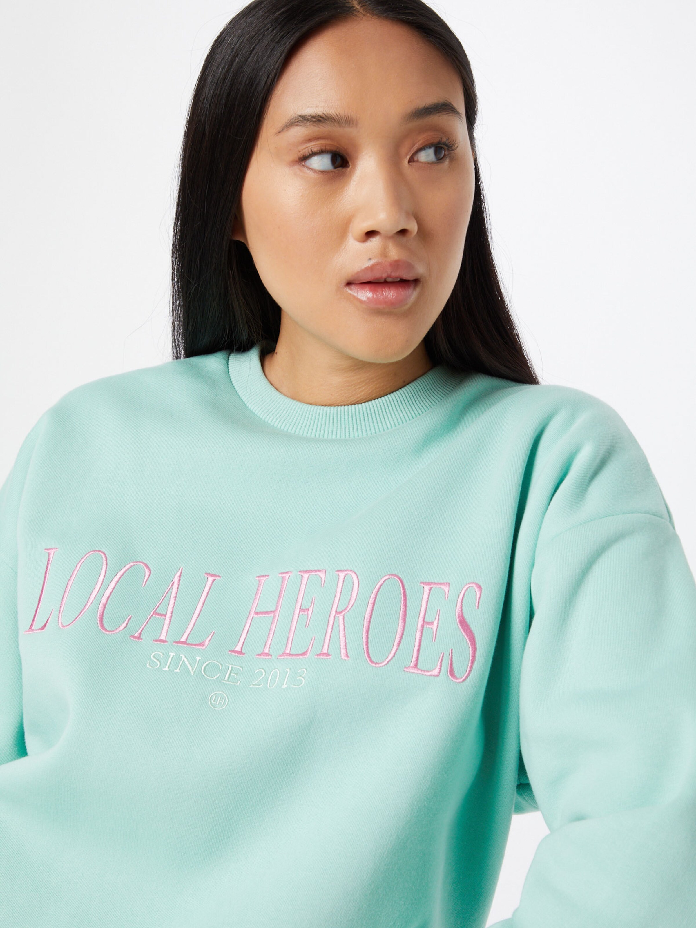 Frauen Sweat LOCAL HEROES Sweatshirt in Mint - HN63416 Frauen Sweat LOCAL HEROES Sweatshirt in Mint - HN63416