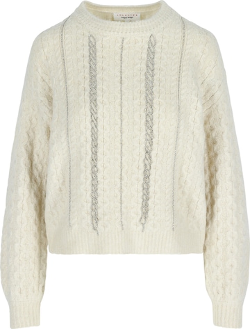 Pull-over LolaLiza en beige : devant