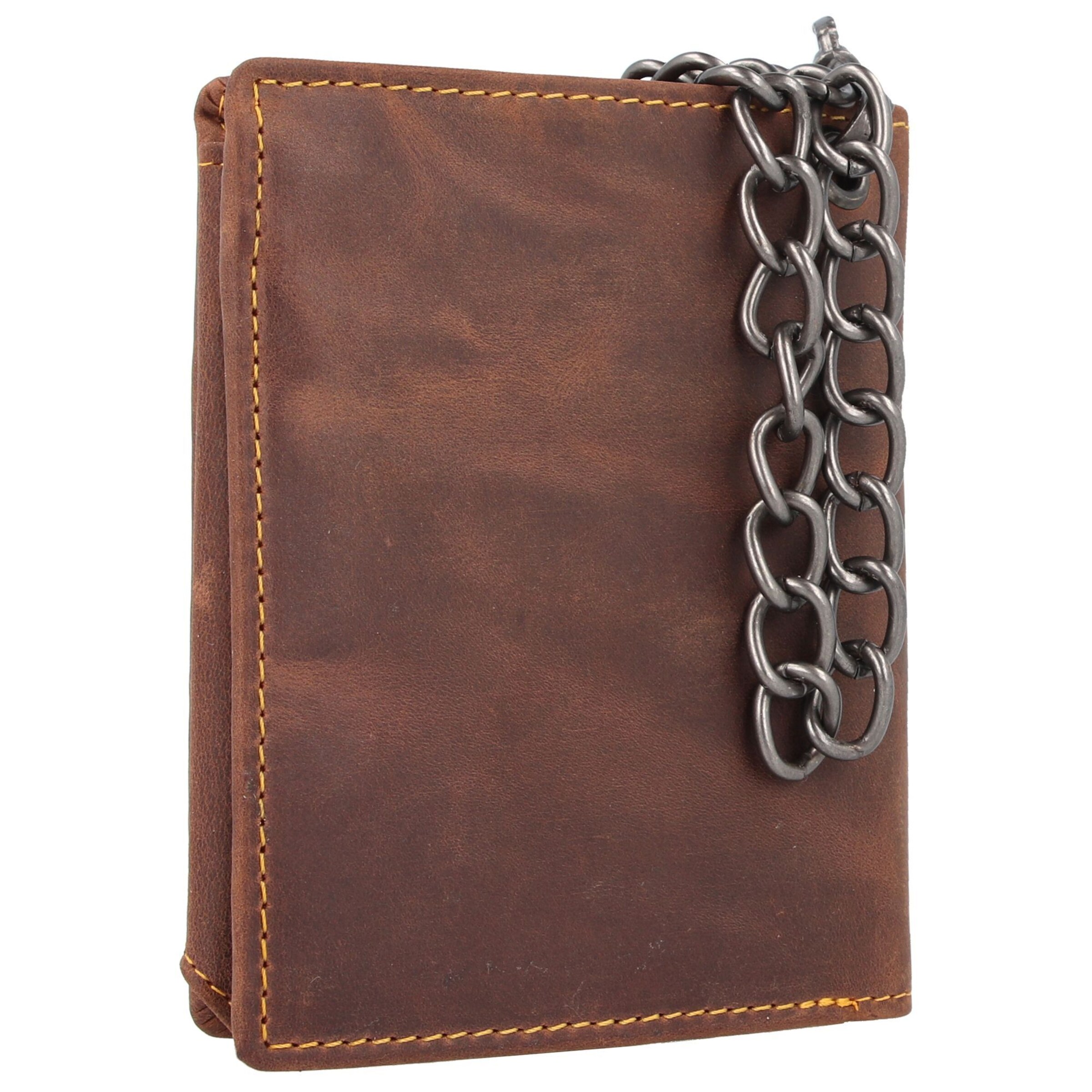 GREENBURRY Portemonnaie 'Racing Collection' in Braun