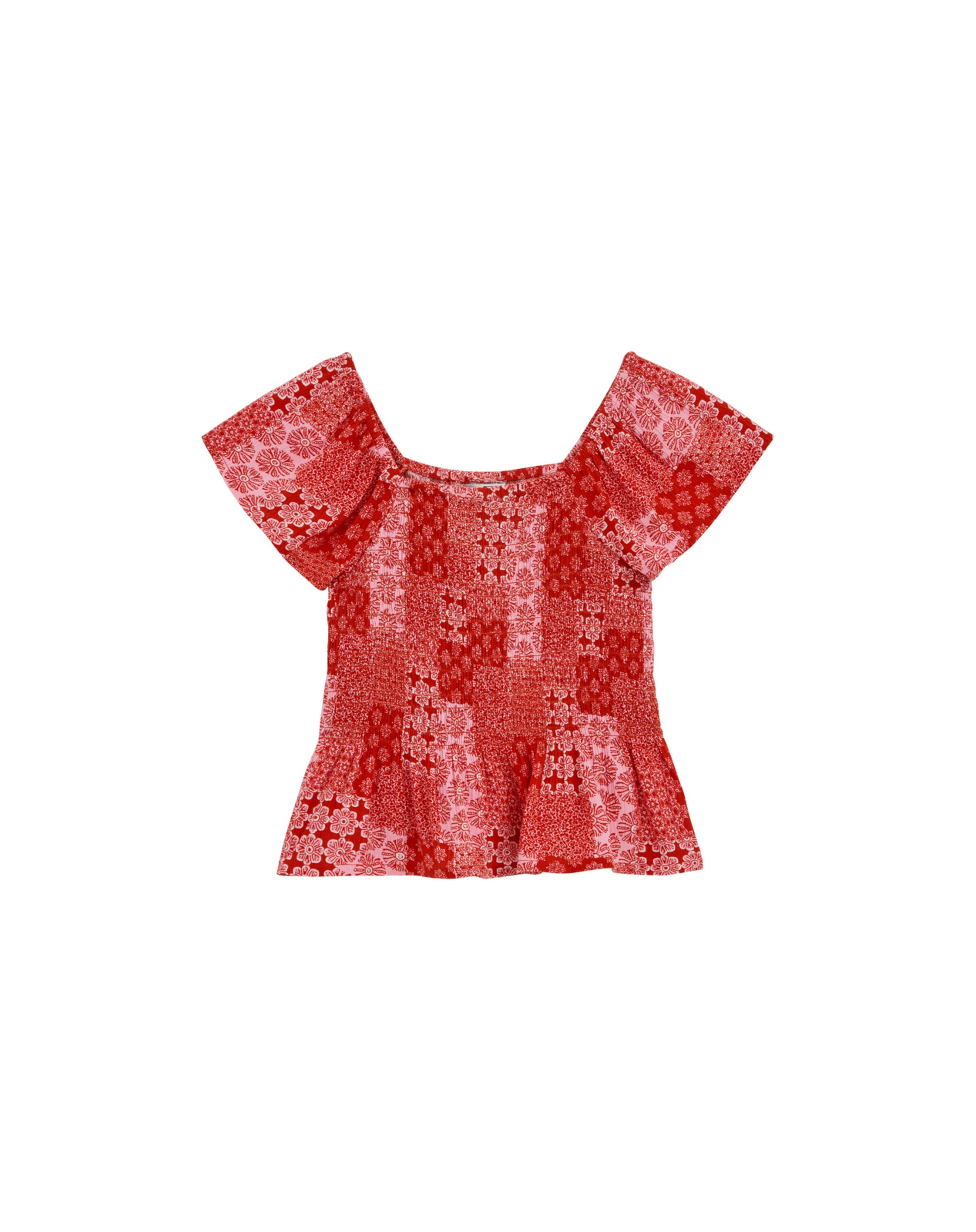 WE Fashion Блузка в Красный: спереди