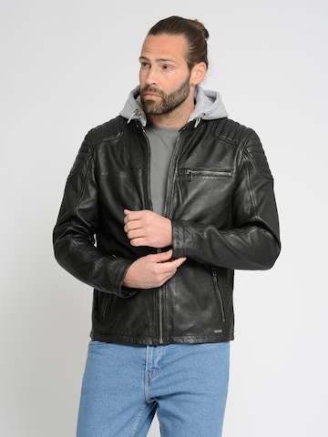 Maze Between-Season Jacket in Black: front