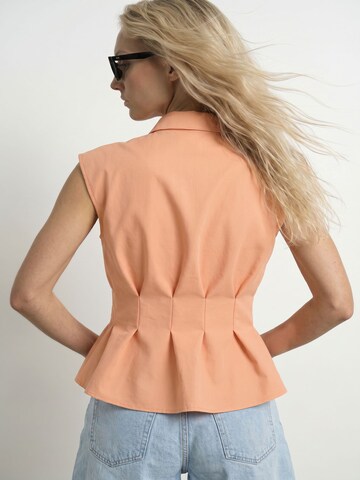 HYPEDROP Bluse 'Undine' i orange