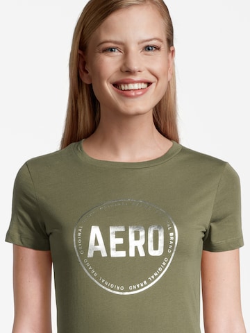 AÉROPOSTALE T-Shirt 'JUN' in Grün