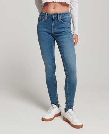 Skinny Jean Superdry en bleu : devant