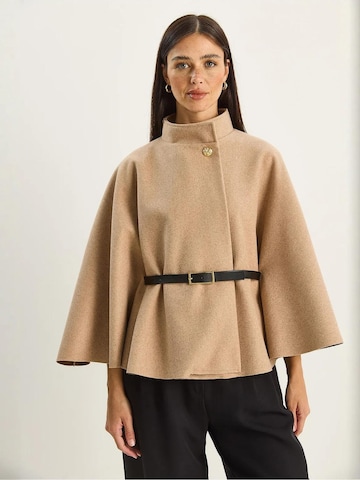 Bianco Lucci Tussenmantel in Beige: voorkant