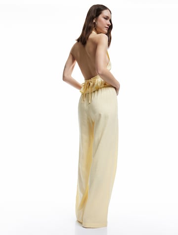 Koton Wide Leg Hose in Gelb