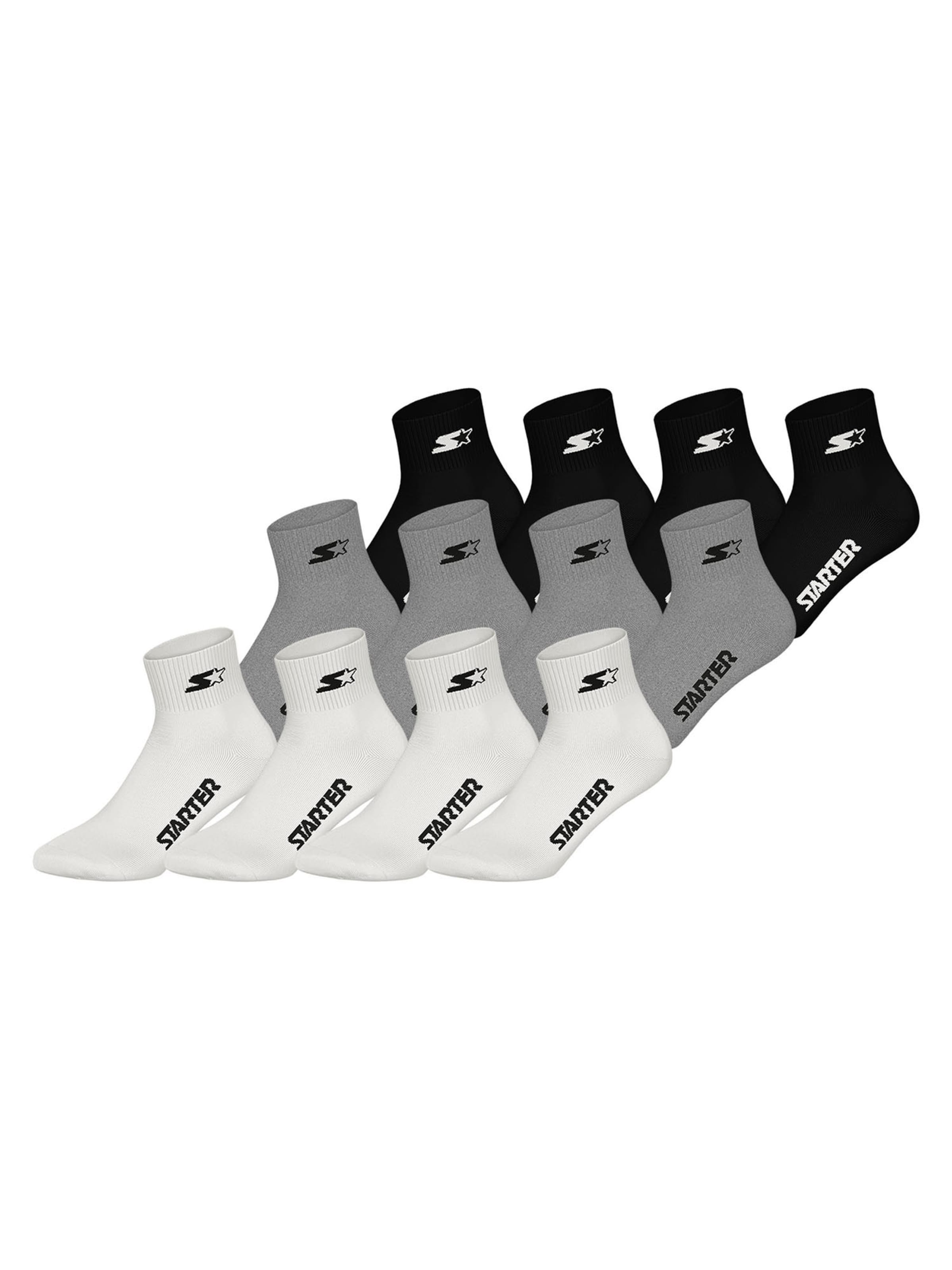 Starter Socks in Grey: front
