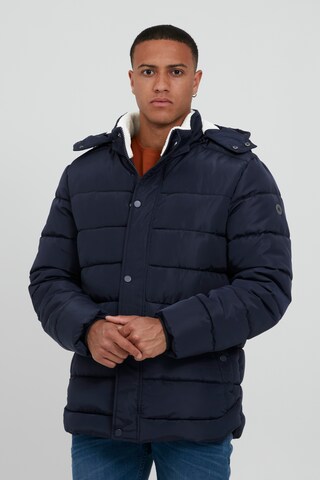 BLEND Winter jacket in Blue: front
