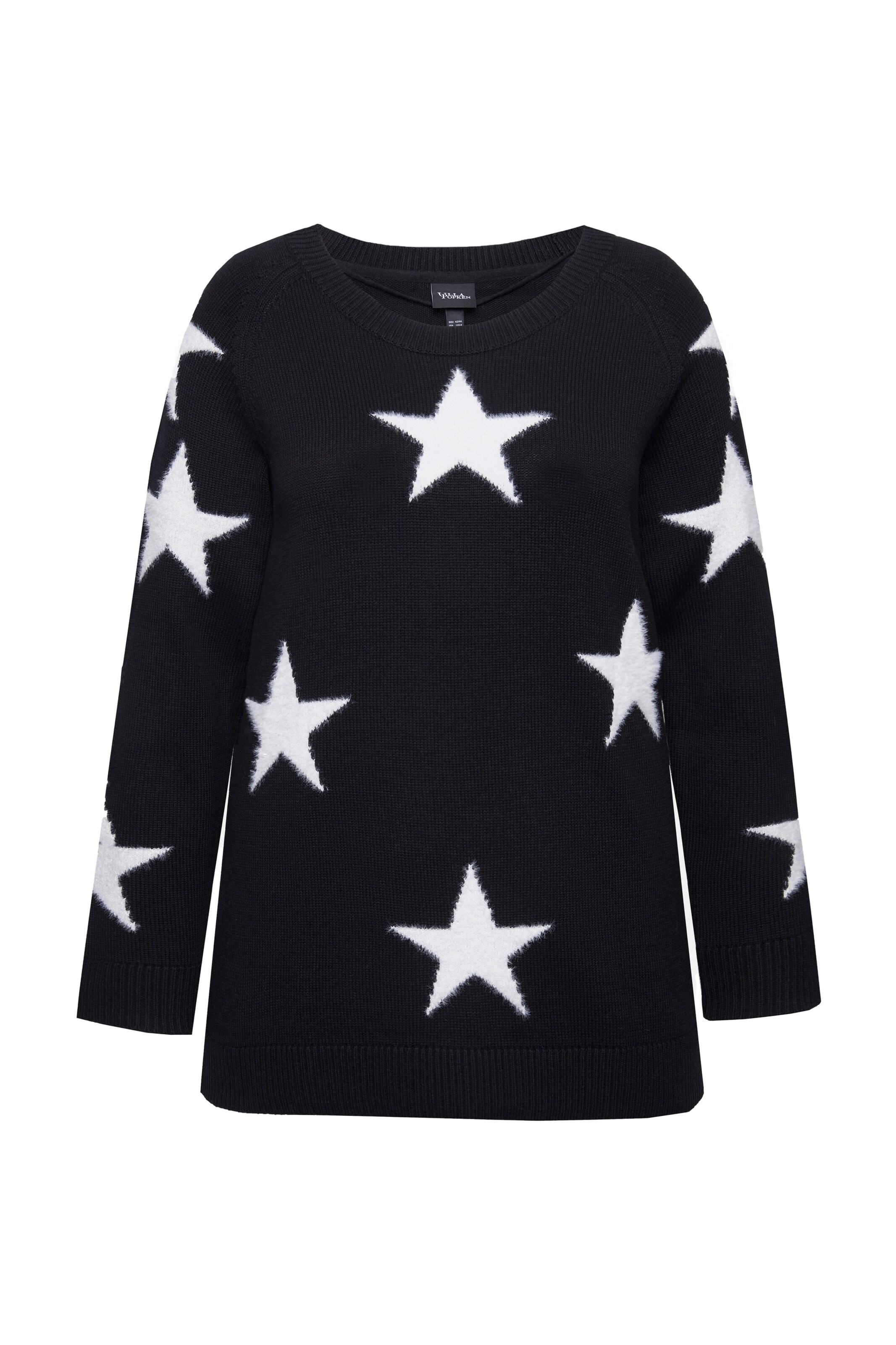 Ulla Popken Pullover in Schwarz: Vorderseite