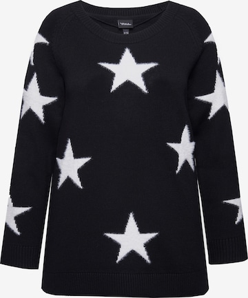 Ulla Popken Pullover in Schwarz: Vorderseite