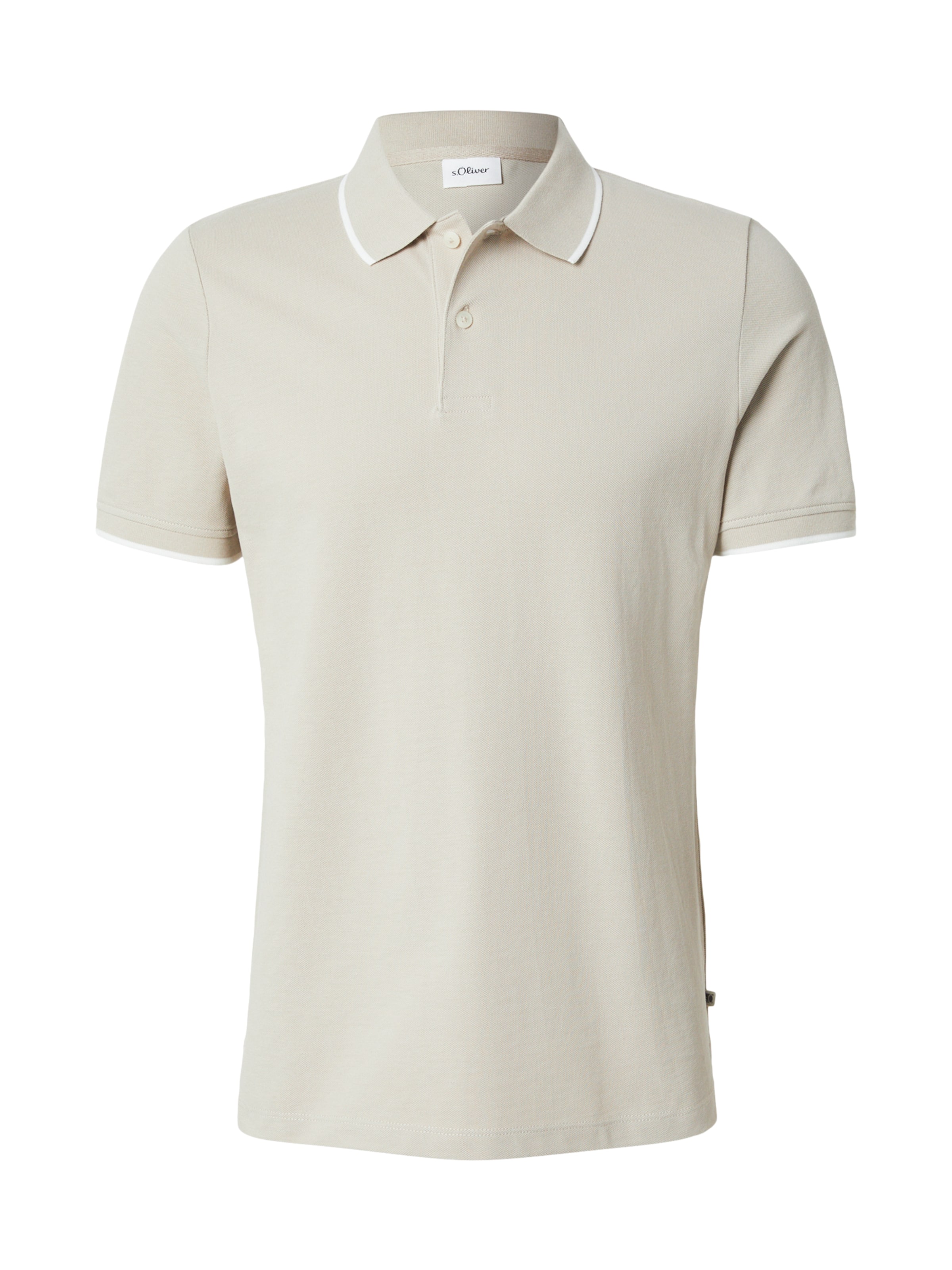 s.Oliver Μπλουζάκι σε μπεζ: μπροστά