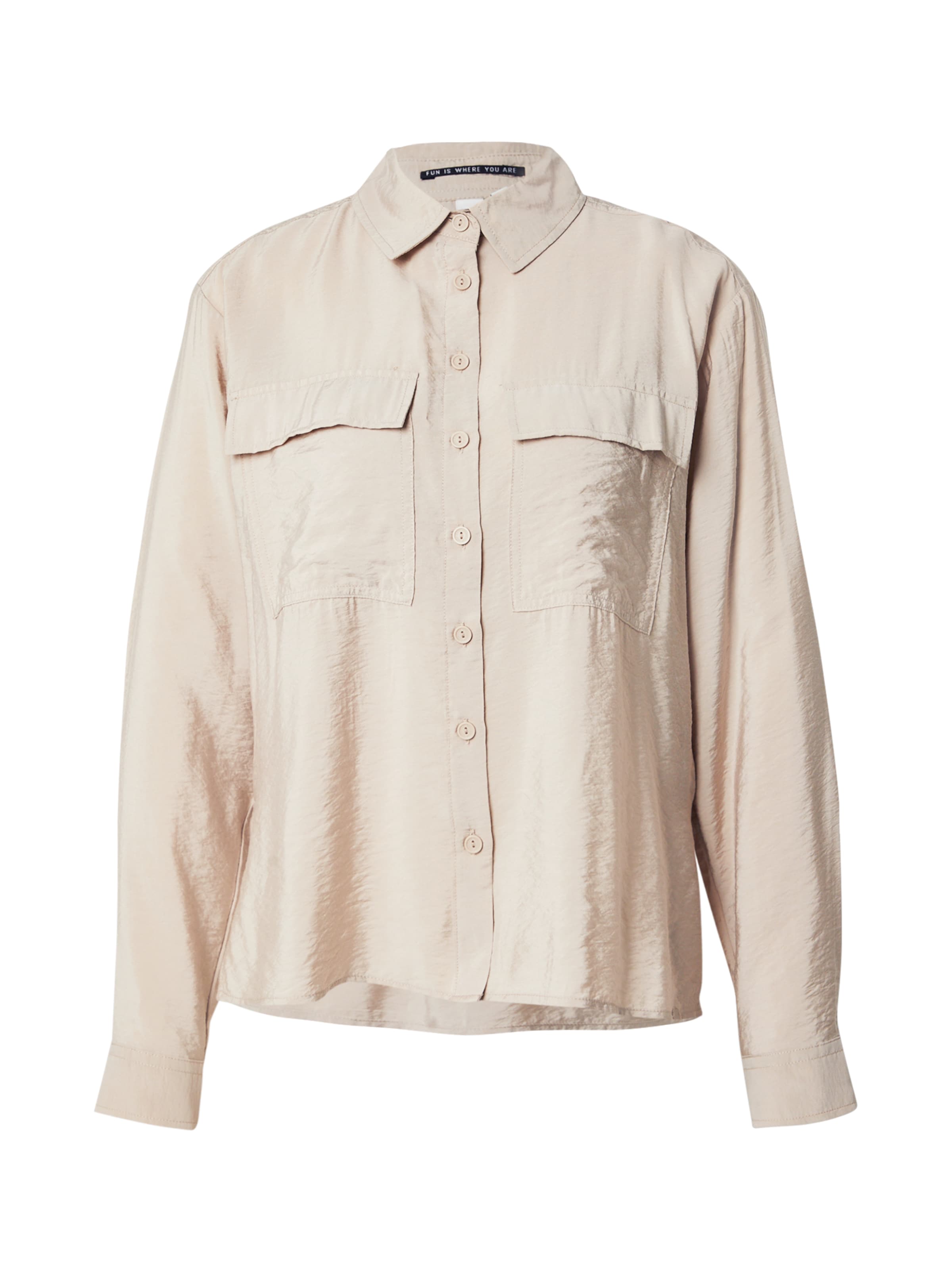 QS Bluse i hvid: forside