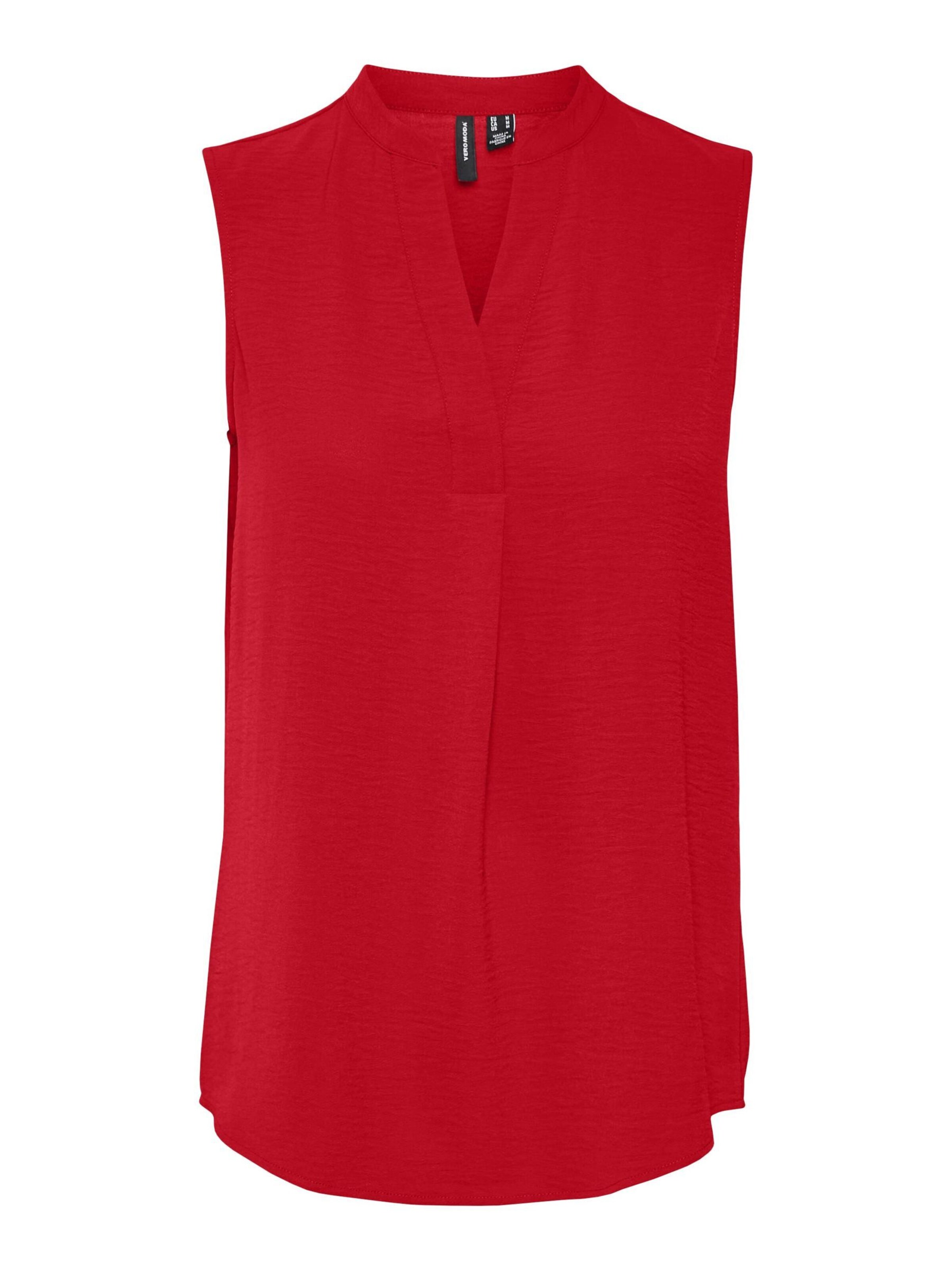 VERO MODA Blouse 'VMElva' in Rood: voorkant