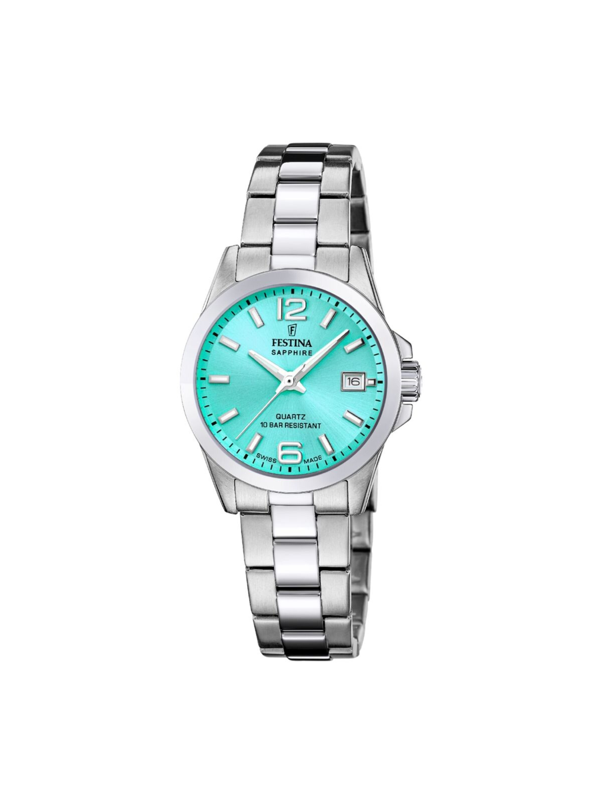 FESTINA Analog watch 'Classics Swiss' in Blue: front