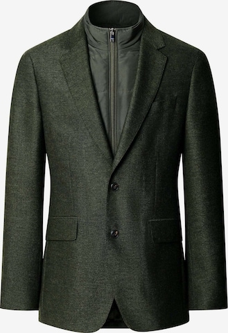 Regular fit Giacca da completo di Hackett London in verde: frontale