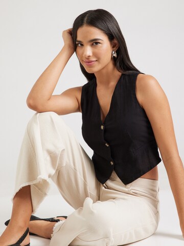 Gilet da completo 'VMCAIA' di VERO MODA in nero: frontale