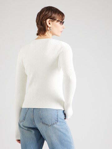 WEEKDAY Вязаная кофта 'Genie' в Белый