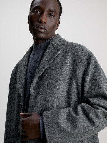 Calvin Klein Between-Seasons Coat in Grey