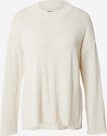 Pull-over 'HELLA' ONLY en beige : devant